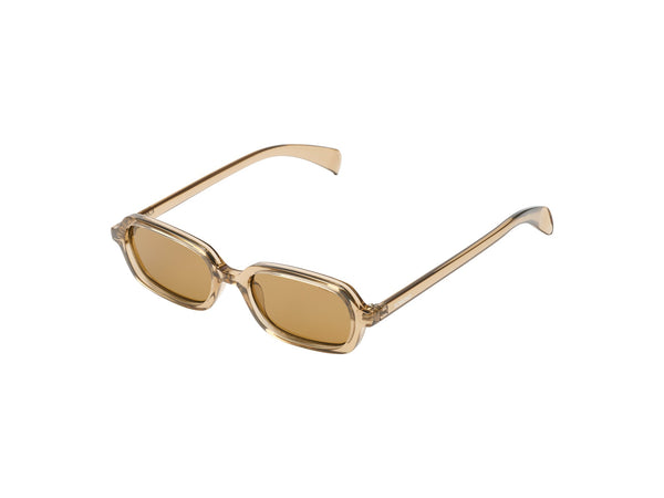 Komono Hayden Rectangular Sunglasses in Opaline, Brown Cat 2 UV400 Lenses