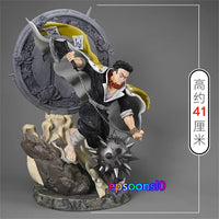 Demon Slayer Himejima Gyomei 41cm PVC Figure Model Statue W/LED Base Doll Toys
