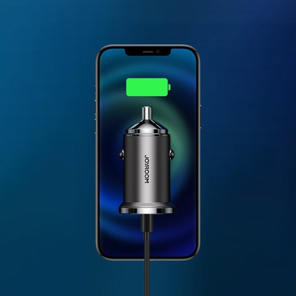 شاحن سيارة سريع من جوي رووم C-A35 بمنفذي USB-A و USB-C - 45 واط