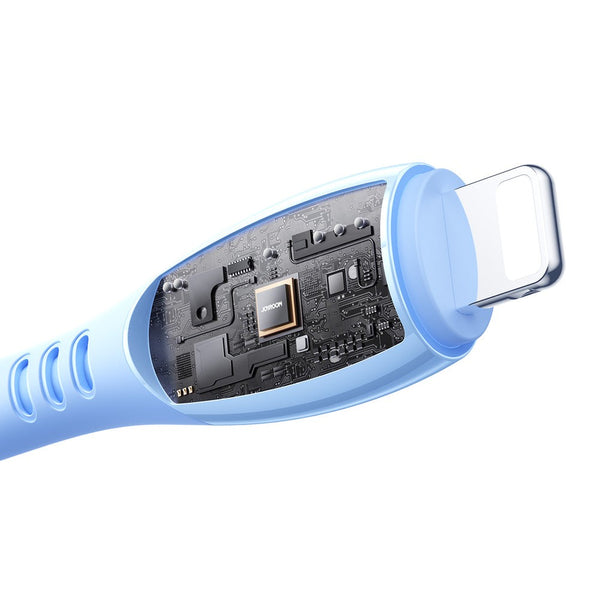Joyroom S-A59 Vibrant Series 30W Fast Charging Data Cable (Type-C to Lightining) - Blue