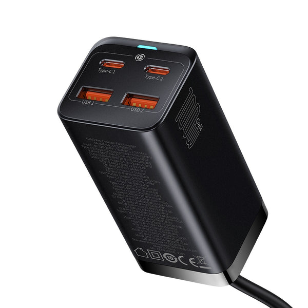 Baseus Gan3 Pro Desktop Fast Charger 2U+2C 100W Eu Black