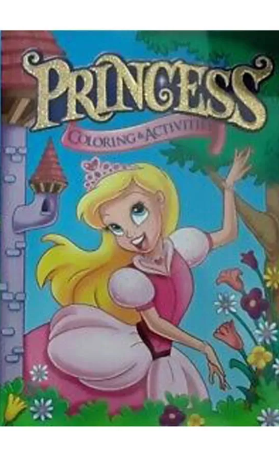 Bazic Princess Foil or Embossed Coloring - Assorted