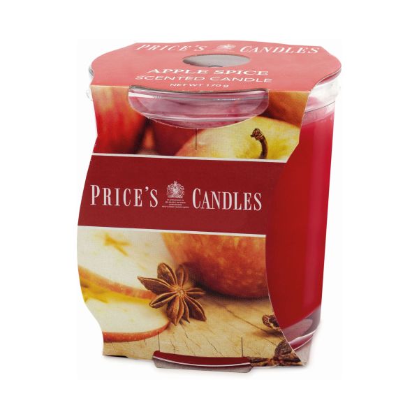 Prices Boxed Candle Jar 170g Burning time 45H Apple Spice