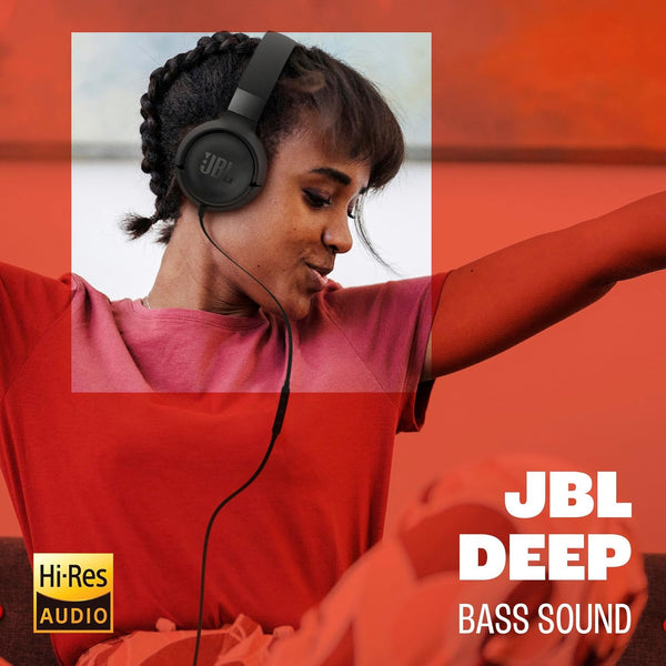 JBL - Tune 520C Wired On Pure Bass Sound Compatible With USB Device, Purple