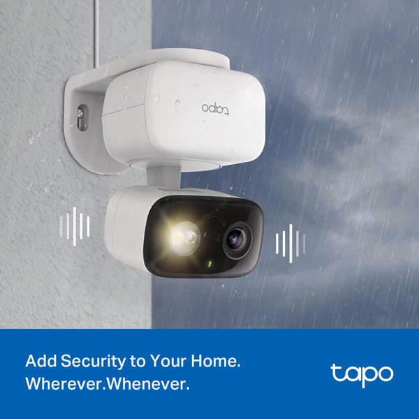 Tapo - Tapo C206 Indoor/Outdoor Pan/Tilt Security Wi-Fi Camera