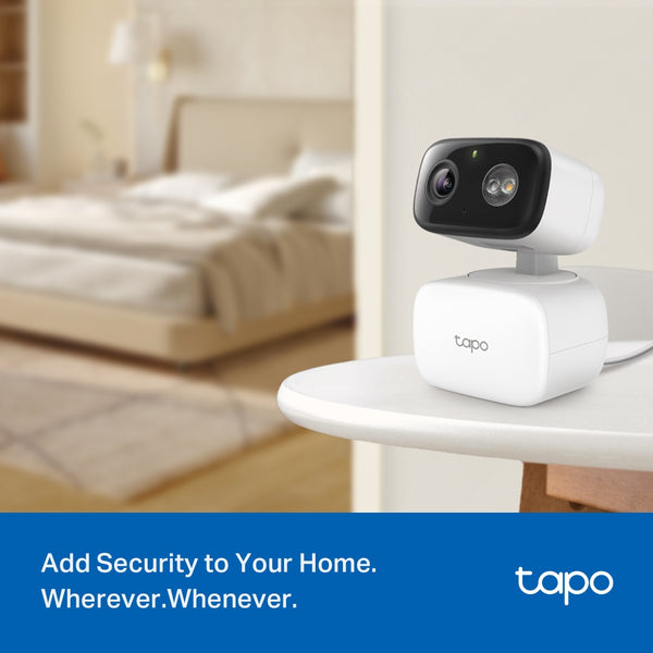 Tapo - Tapo C206 Indoor/Outdoor Pan/Tilt Security Wi-Fi Camera