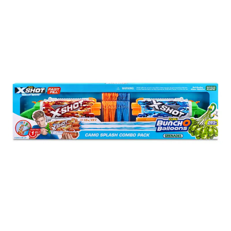 X-Shot Bob Water Blasters Camo Party 2 Nano