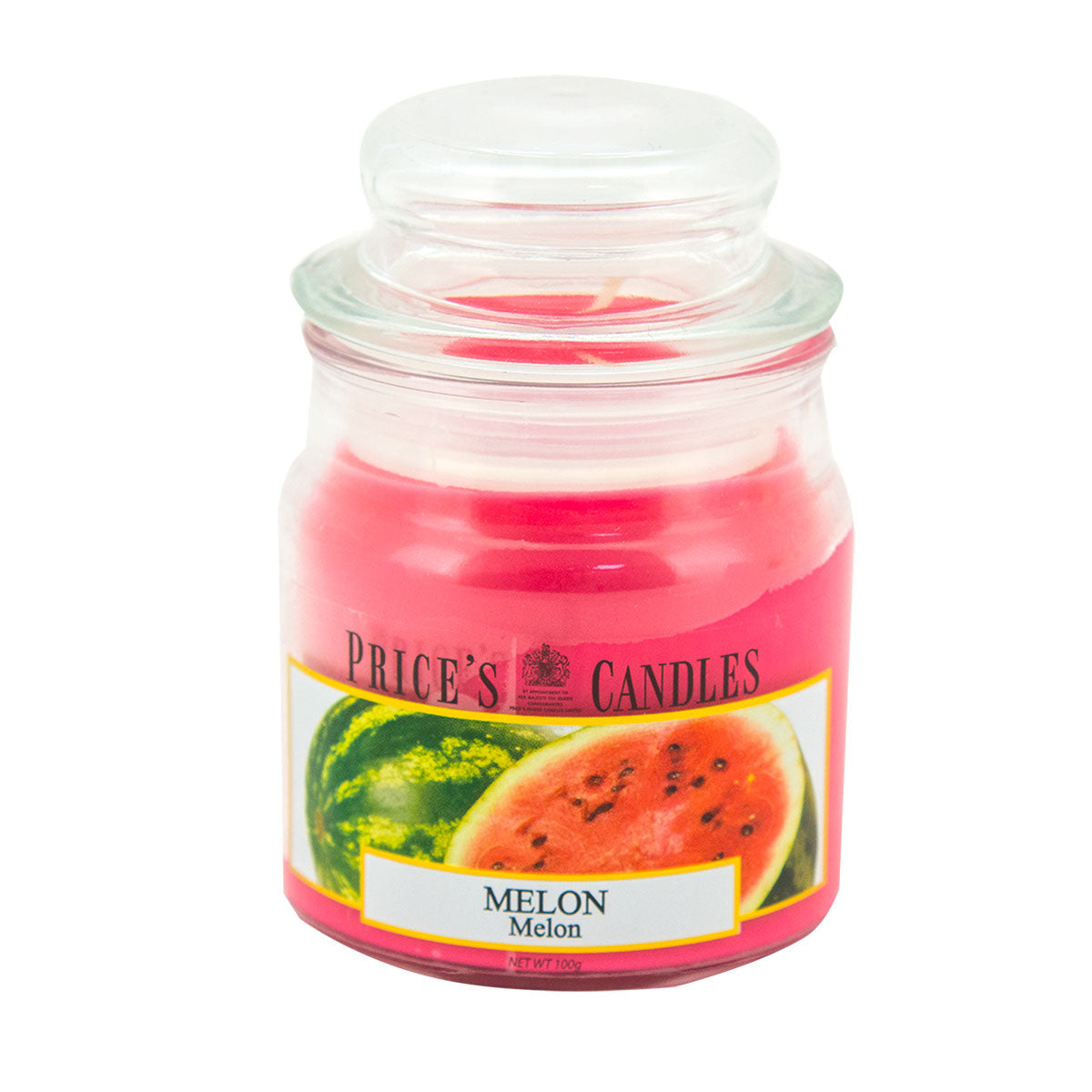 Prices S Scented Candle Jar 100G Burntime 30H Melon