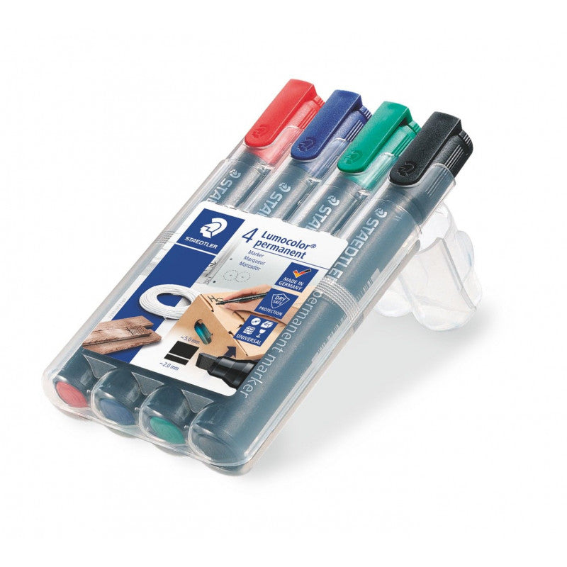 Staedtler Lumocolor Permanent Marker Set Of 4