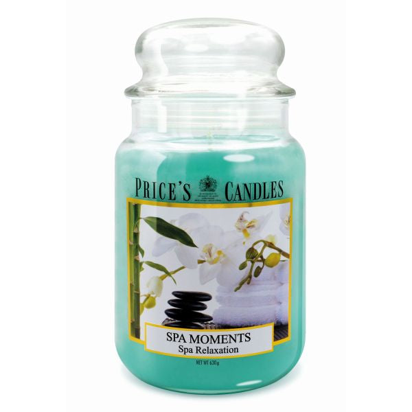 Prices L Scented Candle Jar 630G Burntime 150H Spa Moments