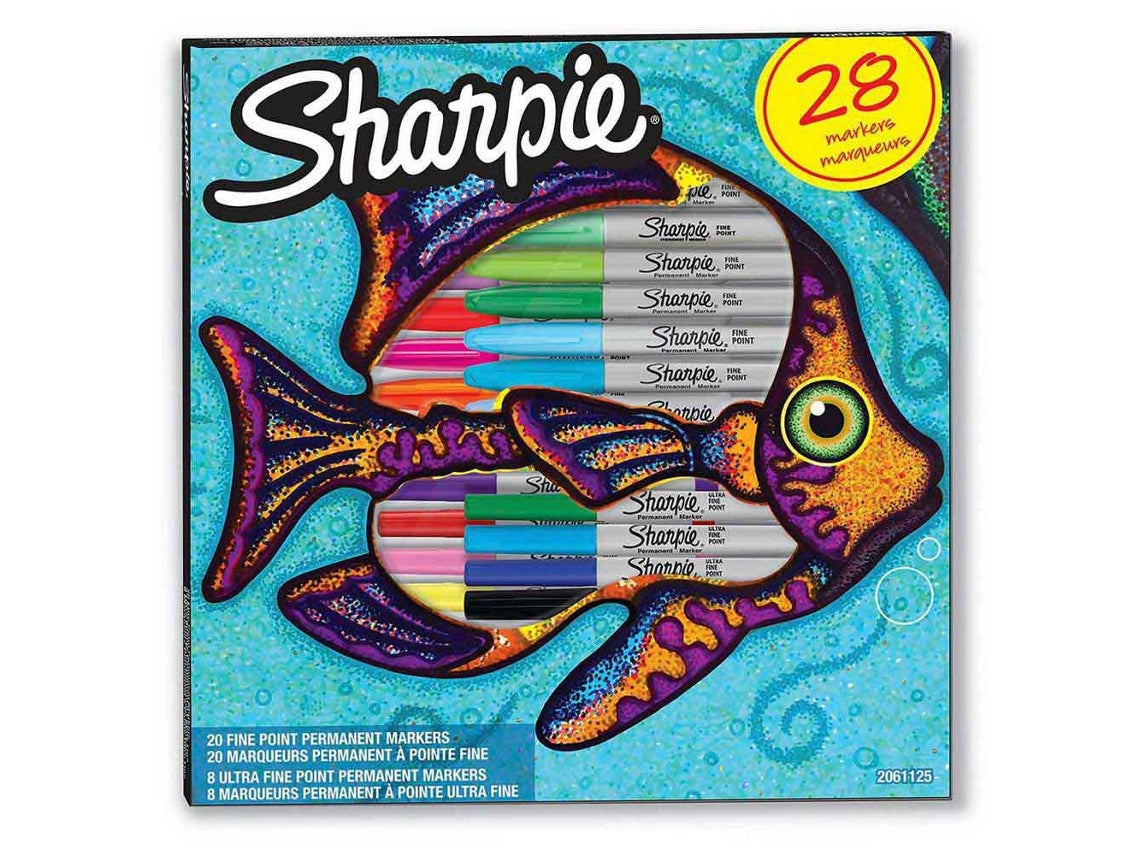 Sharpie Markers Fish 28 Colors