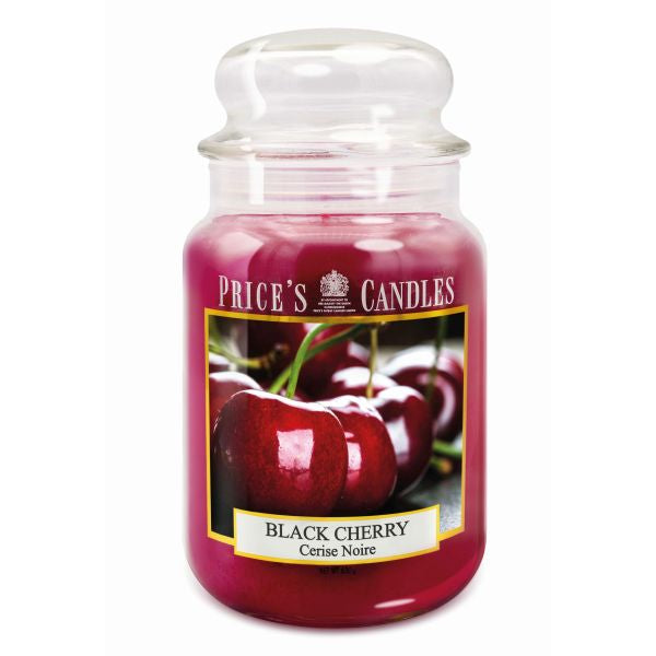 Prices L Scented Candle Jar 630G Burntime 150H Black Cherry