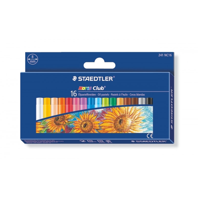 Staedtler Noris Club Oil Pastel Crayons Set Of 16