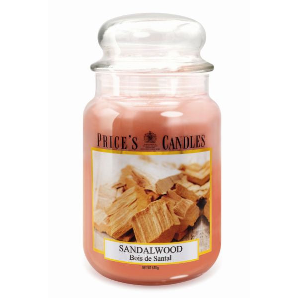 Prices L Scented Candle Jar 630G Burntime 150H Sandalwood