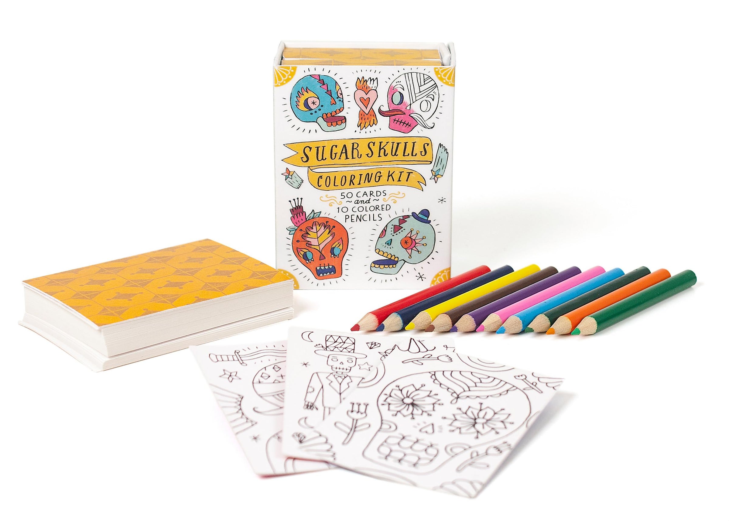 Sugar Skulls Coloring Mini Kit