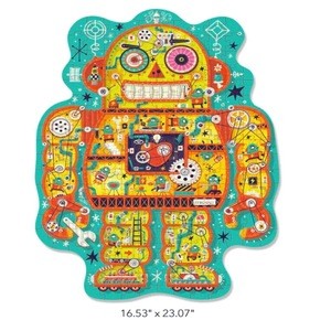 Mideer Robot Factory Irregular Puzzle - Kids Jigsaw Play Set