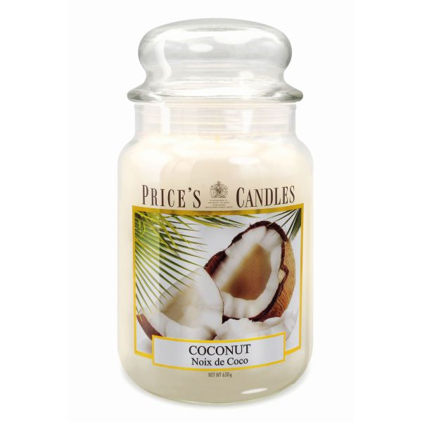 Prices L Scented Candle Jar 630G Burntime 150H Coconut