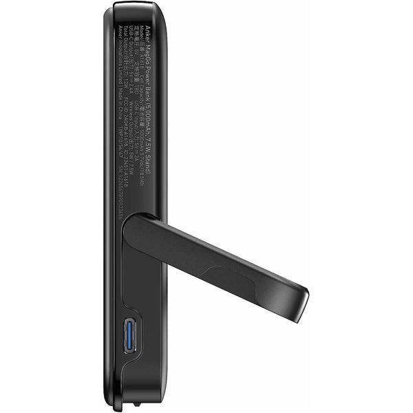 Anker 322 MagGo PowerCore 5K With Stand Black - Portable Charger