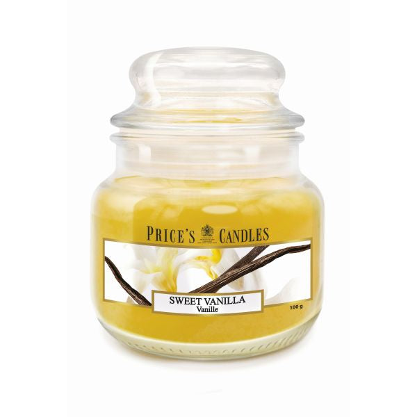 Prices S Scented Candle Jar 100G Burntime 30H Sweet Vanilla