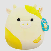 SQCR - Medium Plush 12" Squishmallows Dagmar - Lemon Cow