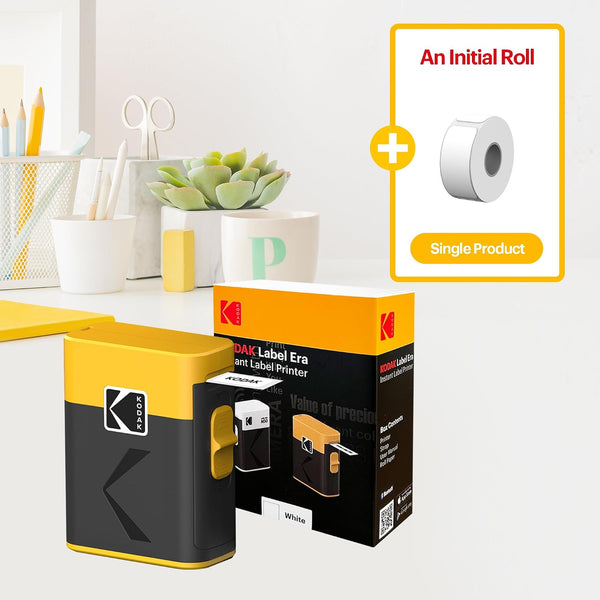 Kodak Label ERA M50 Bluetooth Label Maker, Inkless Thermal Label Printer with Built-In Cutter