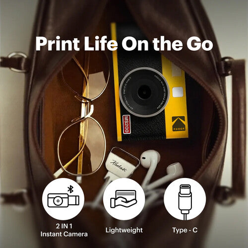 Kodak Mini Shot 2 Era Instant Camera and Photo Printer MS200 - Black