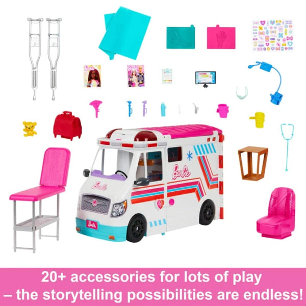 Barbie Transforming Ambulance and Clinic Playset