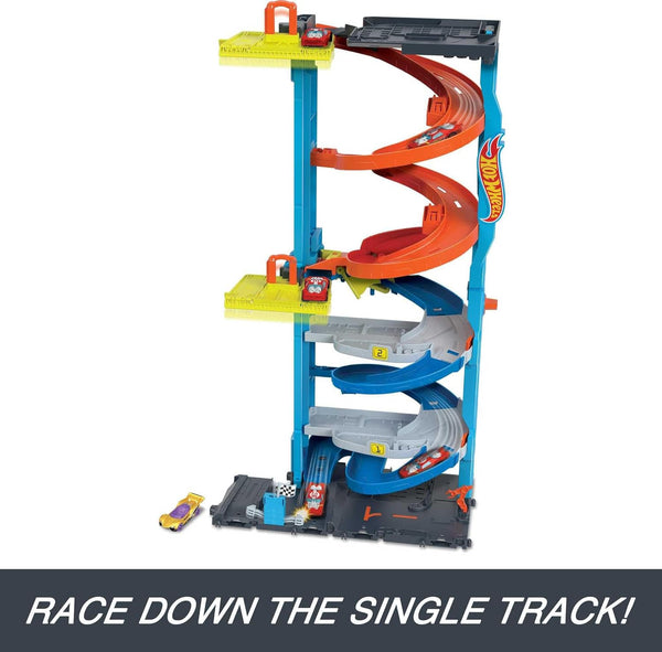 Hot Wheels City Transforming Race Tower