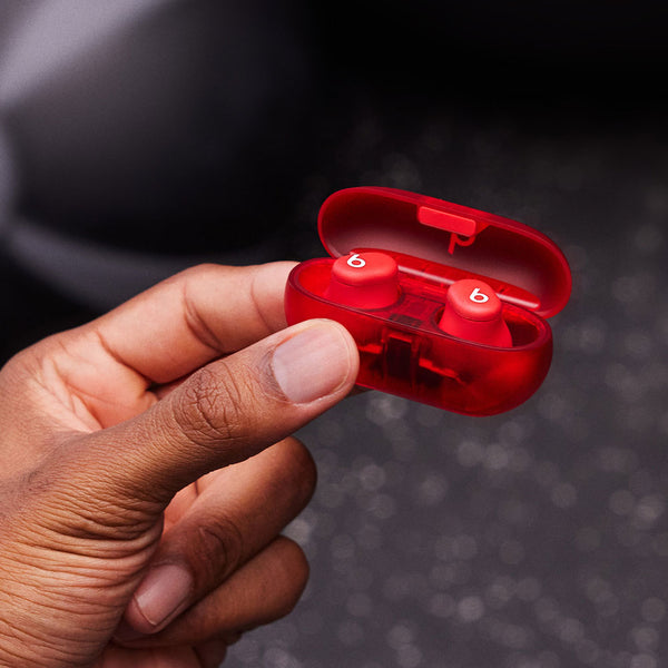 Beats Solo Buds True Wireless Earbuds - Transparent Red