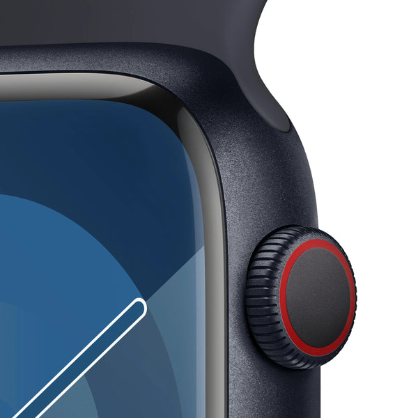 Apple - Watch SE 2nd Generation 44mm Aluminum Case with Midnight Band - Midnight - M/L