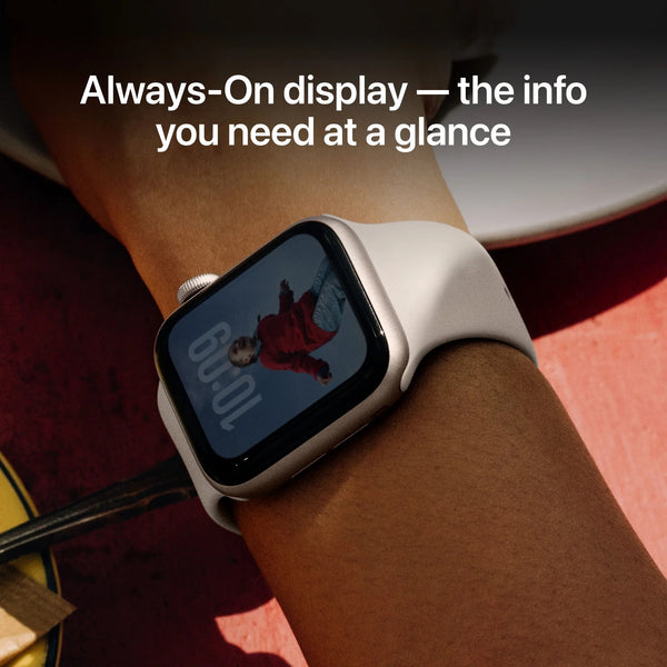Apple - Watch SE3 Starlight Aluminum Case with Starlight Sport Band 40mm (GPS) - S/M