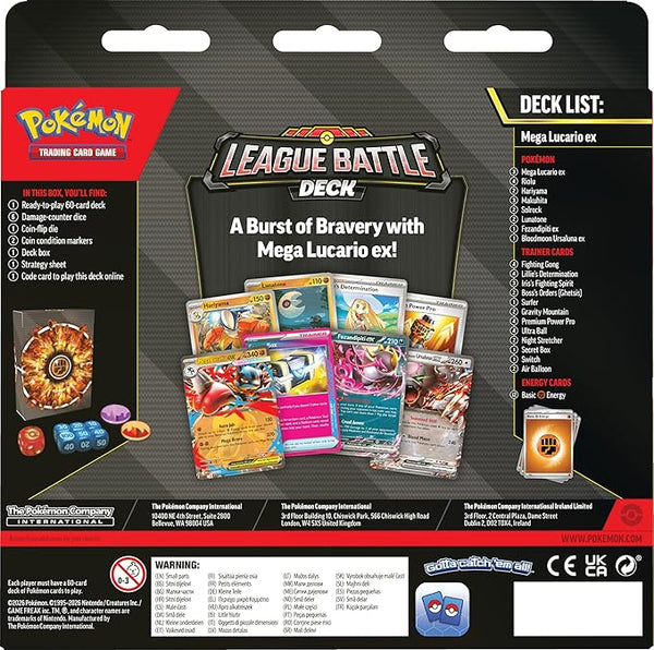 Pokemon TCG Mega Lucario ex League Battle Deck