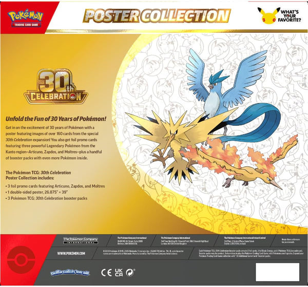 Pokemon TCG - 30Th Poster Collection (6/Case)