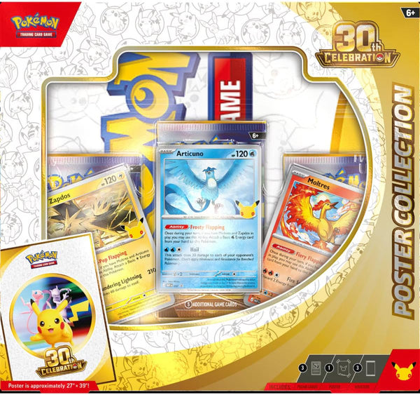 Pokemon TCG - 30Th Poster Collection (6/Case)