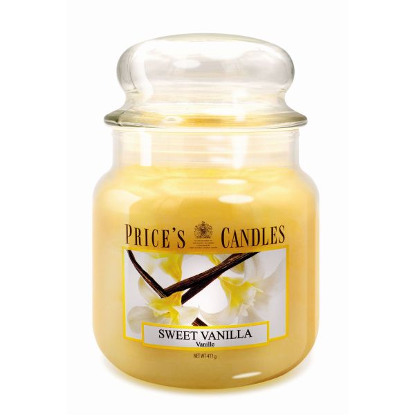 Prices M Scented Candle Jar 411G Burntime 90H Sweet Vanilla