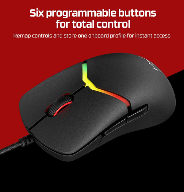 Hyperx Pulsefire Saga Gaming Mouse (Black)