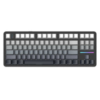 لوحة مفاتيح Attack Shark Moonlit Night ثلاثية الأوضاع - مفاتيح بإضاءة خلفية RGB للألعاب