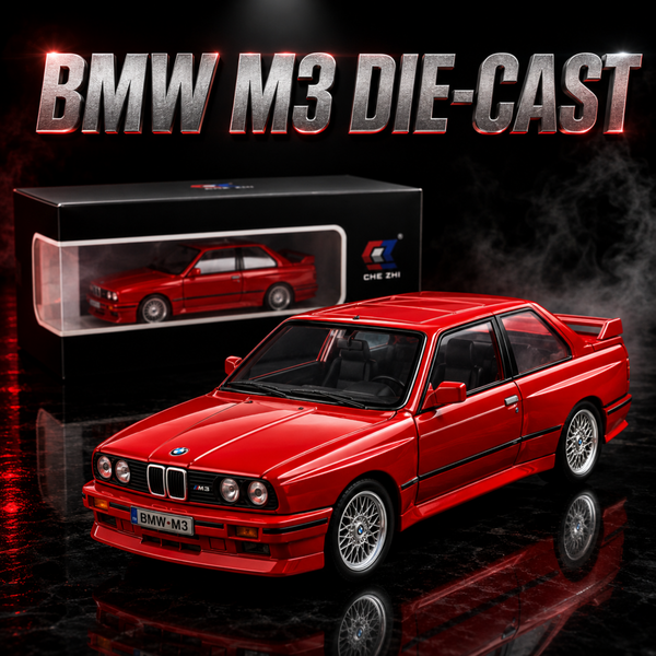 Anime Figure - Die-Cast BMW M3 Model Car With Lights And Sound - Red