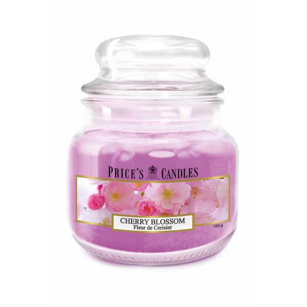 Prices S Scented Candle Jar 100G Burntime 30H Cherry Blossom