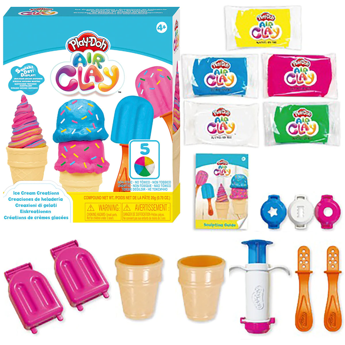 Air Clay Ice Cream Creations