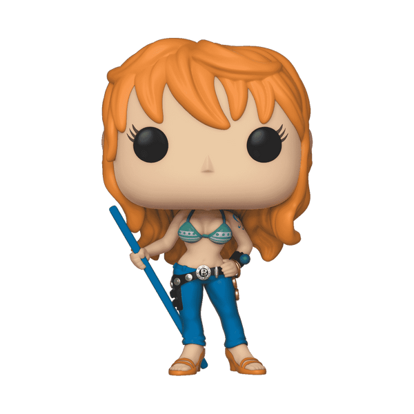 Funko Pop Animation One Piece Nami with Bo Staff #328 Vinyl Figure, 4 in