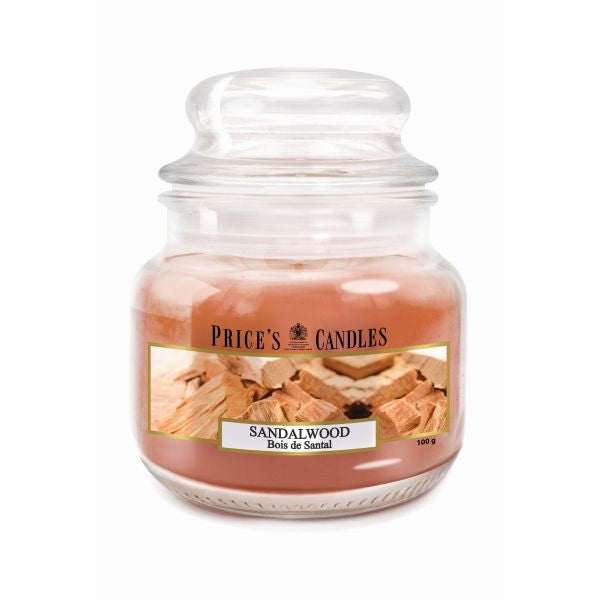 Prices S Scented Candle Jar 100G Burntime 30H Sandalwood