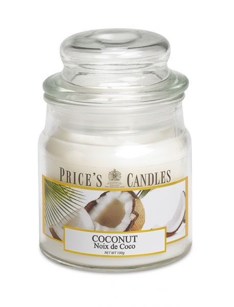 Prices S Scented Candle Jar 100G Burntime 30H Coconut