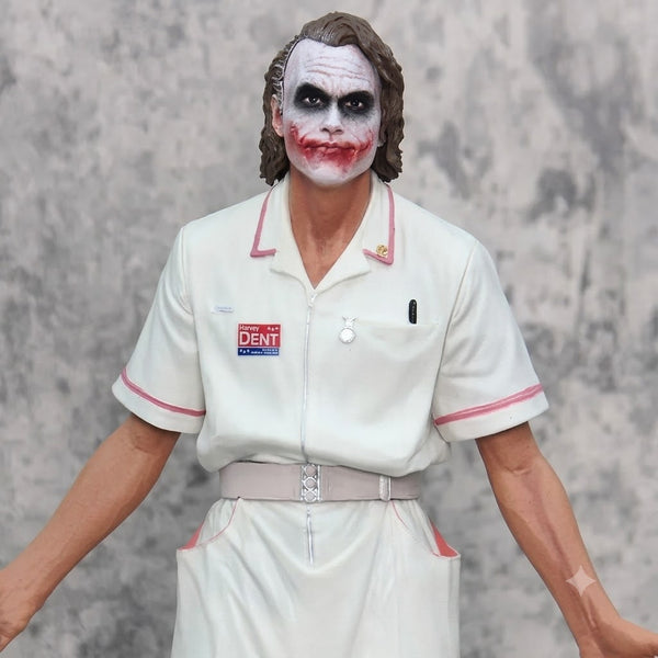54Cm Joker Nurse Figure Heath Ledger Dc Series Collectible Scene Model Statue