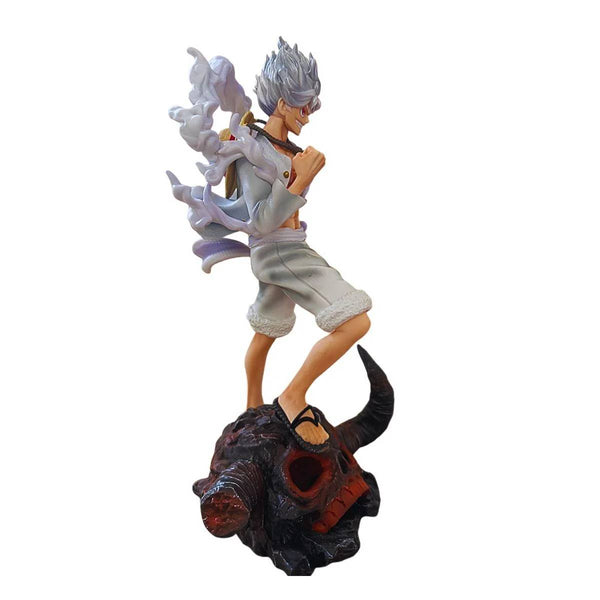 Gear 5 Monkey D Luffy Sun God Emit Light Figure Statue
