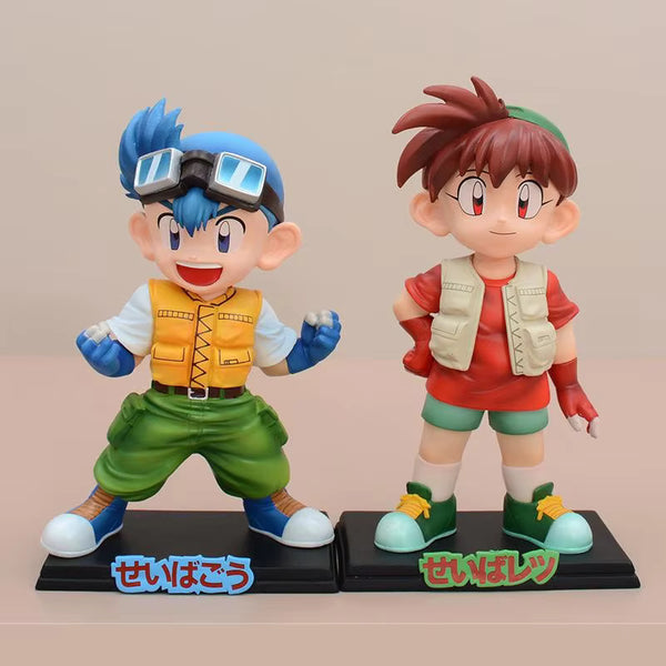 Bakusou Kyoudai Let's Go Seiba Retsu Go Seiba Figure Gk Statue Anime Ornament