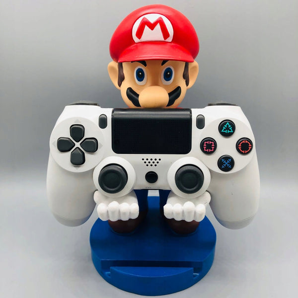 Super Mario Gamepad & Smartphone Designed As Playstation 5 & 4 Controller Holders, Also Usable As Phone Holders.