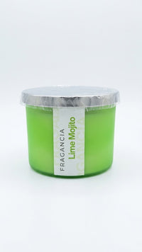 FRAGANCIA Lime Mojito Candle - 430 ml - 65 hr.