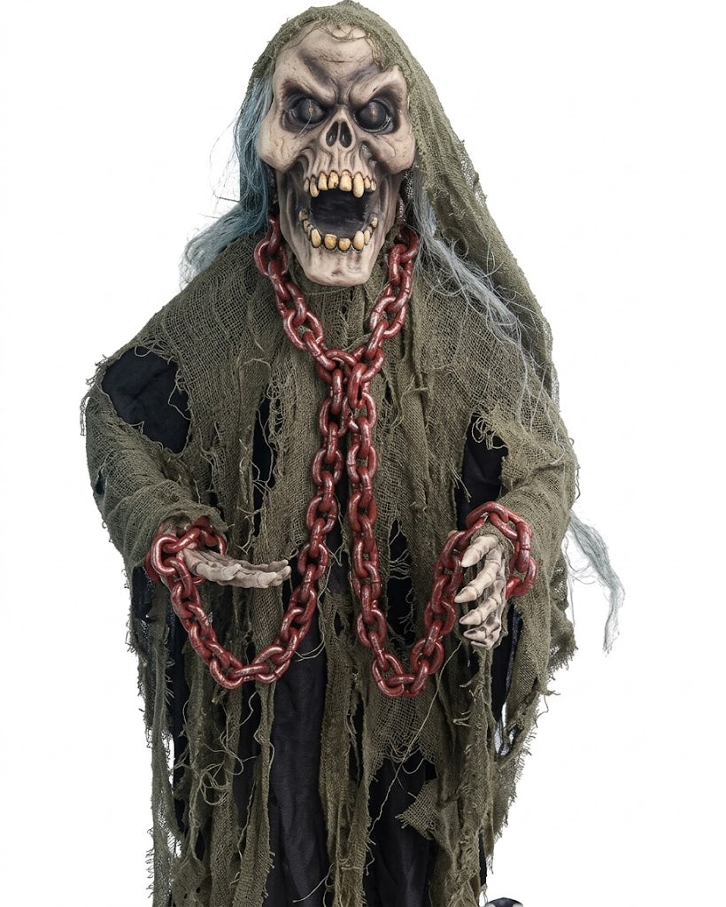 Halloween - Large Skeleton Figure With Chain