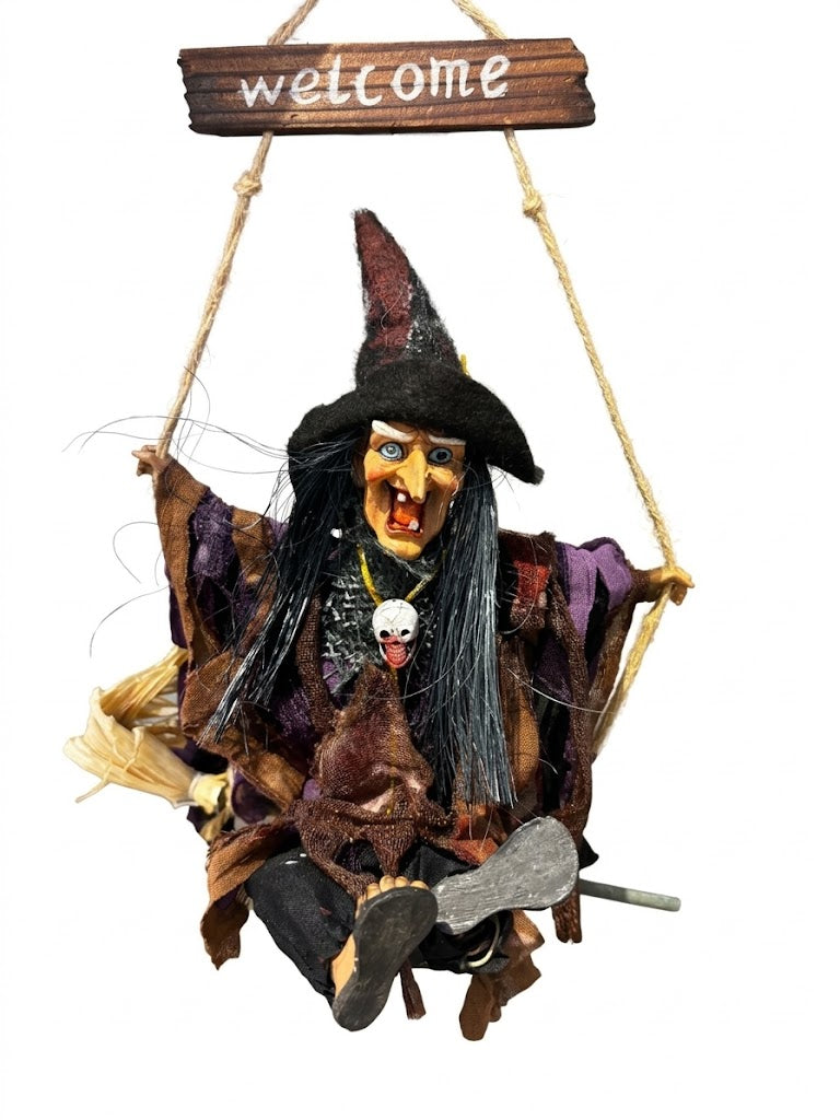 Halloween - Animated Witch With Moving Feet